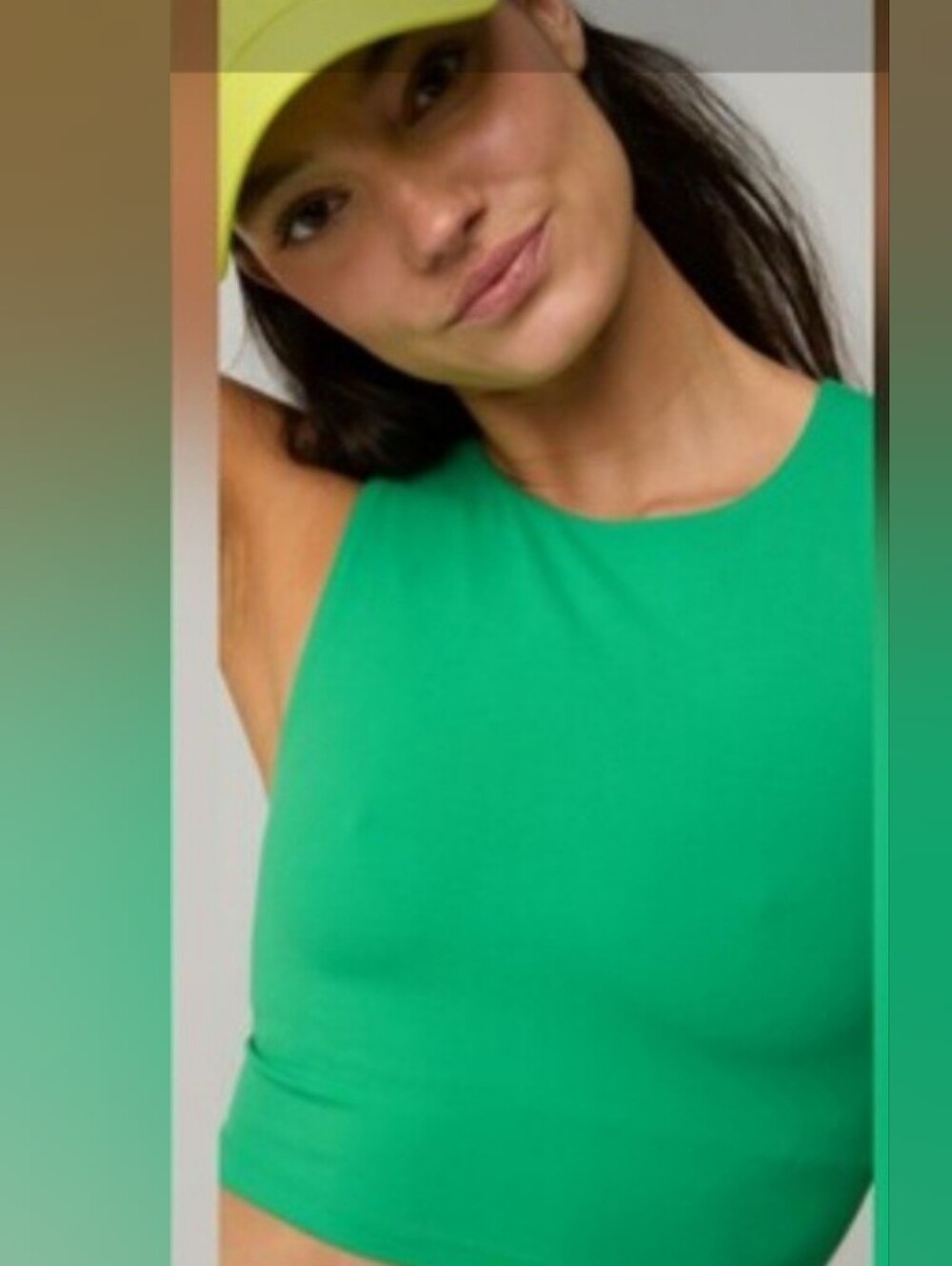 OFFLINE By Aerie Real Me XTRA High Neck Longline Sports Bra Tank Top